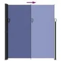 Toldo lateral retráctil azul 220x500 cm de , Sombrillas - Ref: Foro24-4004476, Precio: 141,33 €, Descuento: %