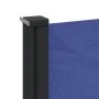Toldo lateral retráctil azul 220x500 cm de , Sombrillas - Ref: Foro24-4004476, Precio: 141,33 €, Descuento: %