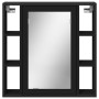 Armario con espejo de baño madera ingeniería negro 60x16x60 cm de , Tocadores - Ref: Foro24-842426, Precio: 77,29 €, Descuent...