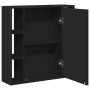 Armario con espejo de baño madera ingeniería negro 60x16x60 cm de , Tocadores - Ref: Foro24-842426, Precio: 77,29 €, Descuent...