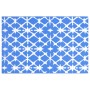 Alfombra de exterior PP azul y blanco 120x180 cm de vidaXL, Protectores para exterior - Ref: Foro24-310445, Precio: 26,67 €, ...