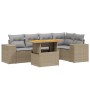 Juego de sofás jardín con cojines 6 pzas ratán sintético beige de , Conjuntos de jardín - Ref: Foro24-3272627, Precio: 434,98...