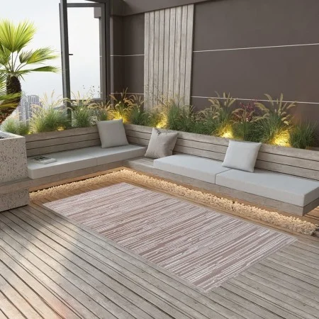 Alfombra de exterior PP marrón 80x150 cm de vidaXL, Protectores para exterior - Ref: Foro24-310440, Precio: 21,43 €, Descuent...