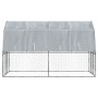 Jaula pájaros con techo puerta 2 uds acero galvanizado plateado de , Pajareras - Ref: Foro24-3294912, Precio: 433,03 €, Descu...