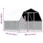 Jaula pájaros con techo puerta 2 uds acero galvanizado plateado de , Pajareras - Ref: Foro24-3294912, Precio: 339,13 €, Descu...