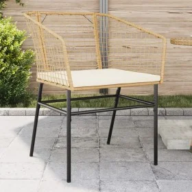 Gartensofas mit Kissen 2 Stück Kunststoff-Rattan braun von , Gartenstühle - Ref: Foro24-369101, Preis: 107,93 €, Rabatt: %