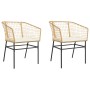 Sillones de jardín con cojines 2 uds ratán sintético marrón de , Sillas de jardín - Ref: Foro24-369101, Precio: 92,21 €, Desc...
