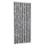 Cortina antimoscas chenilla gris y negro 56x200 cm de , Mosquiteras para ventanas - Ref: Foro24-377326, Precio: 46,80 €, Desc...
