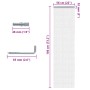 Mosquitera de cadena para puerta aluminio 56x186 cm de , Mosquiteras para ventanas - Ref: Foro24-4010006, Precio: 48,82 €, De...