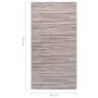 Alfombra de exterior PP marrón 80x150 cm de vidaXL, Protectores para exterior - Ref: Foro24-310440, Precio: 21,43 €, Descuent...