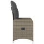 Sillones reclinable jardín y cojines 2 uds ratán sintético gris de , Sillas de jardín - Ref: Foro24-365687, Precio: 231,94 €,...