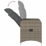 Sillones reclinable jardín y cojines 2 uds ratán sintético gris de , Sillas de jardín - Ref: Foro24-365687, Precio: 231,94 €,...
