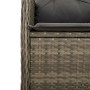 Sillones reclinable jardín y cojines 2 uds ratán sintético gris de , Sillas de jardín - Ref: Foro24-365687, Precio: 231,94 €,...