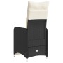 Sillones reclinable jardín cojines 2 uds ratán sintético negro de , Sillas de jardín - Ref: Foro24-365700, Precio: 250,03 €, ...
