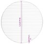 Rejilla de parrilla BBQ redonda acero inoxidable 304 Ø54 cm de , Accesorios para barbacoas - Ref: Foro24-4010557, Precio: 46,...