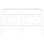 Cabecero de metal blanco 140 cm de , Cabeceros y pies de cama - Ref: Foro24-377199, Precio: 43,81 €, Descuento: %