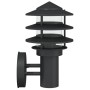 Aplique de exterior de acero inoxidable negro de , Iluminación de exterior - Ref: Foro24-4006232, Precio: 29,09 €, Descuento: %
