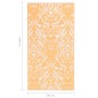Alfombra de exterior PP naranja y blanco 80x150 cm de vidaXL, Protectores para exterior - Ref: Foro24-310460, Precio: 21,31 €...