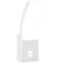 Lámpara de pared de exterior LED con sensor aluminio blanco de , Iluminación de exterior - Ref: Foro24-4006266, Precio: 33,34...