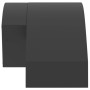 Lámparas de pared LED exterior con sensor 2 uds aluminio negro de , Iluminación de exterior - Ref: Foro24-4006279, Precio: 61...