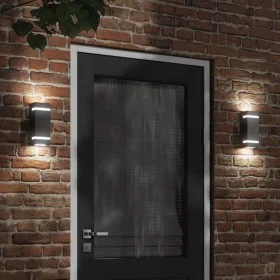 Outdoor wall lights 2 units stainless steel black by , Outdoor lighting - Ref: Foro24-4006337, Price: 36,28 €, Discount: %