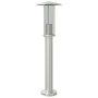 Lámpara de suelo de exterior acero inoxidable plateado 60 cm de , Iluminación de exterior - Ref: Foro24-4006349, Precio: 35,9...