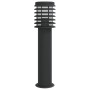 Lámpara de suelo de exterior acero inoxidable negro 60 cm de , Iluminación de exterior - Ref: Foro24-4006361, Precio: 48,25 €...