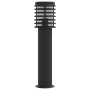 Lámpara de suelo de exterior acero inoxidable negro 60 cm de , Iluminación de exterior - Ref: Foro24-4006361, Precio: 48,25 €...