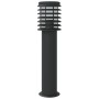 Lámpara de suelo de exterior acero inoxidable negro 60 cm de , Iluminación de exterior - Ref: Foro24-4006361, Precio: 48,25 €...