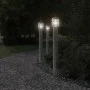 Lámpara de suelo de exterior con enchufe acero inoxidable 110cm de , Iluminación de exterior - Ref: Foro24-4006375, Precio: 5...