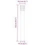Lámpara de suelo de exterior con enchufe acero inoxidable 110cm de , Iluminación de exterior - Ref: Foro24-4006375, Precio: 5...