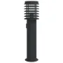 Lámpara de suelo de exterior con enchufe acero negro 60 cm de , Iluminación de exterior - Ref: Foro24-4006377, Precio: 52,65 ...