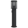Lámpara de suelo de exterior con enchufe acero negro 60 cm de , Iluminación de exterior - Ref: Foro24-4006377, Precio: 53,99 ...