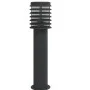 Lámpara de suelo de exterior con enchufe acero negro 60 cm de , Iluminación de exterior - Ref: Foro24-4006377, Precio: 52,65 ...