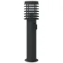 Lámpara de suelo de exterior con enchufe acero negro 60 cm de , Iluminación de exterior - Ref: Foro24-4006377, Precio: 52,65 ...
