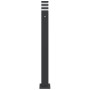Lámparas suelo exterior con sensor 3 uds aluminio negro 110 cm de , Iluminación de exterior - Ref: Foro24-4006404, Precio: 15...