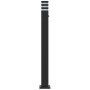 Lámparas suelo exterior con sensor 3 uds aluminio negro 110 cm de , Iluminación de exterior - Ref: Foro24-4006404, Precio: 15...