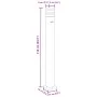 Lámparas suelo exterior con sensor 3 uds aluminio negro 110 cm de , Iluminación de exterior - Ref: Foro24-4006404, Precio: 15...