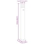 Lámparas suelo exterior con sensor 3 uds aluminio negro 110 cm de , Iluminación de exterior - Ref: Foro24-4006404, Precio: 15...