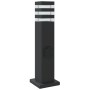 Lámparas suelo exterior con enchufe 3 uds aluminio negro 50 cm de , Iluminación de exterior - Ref: Foro24-4006406, Precio: 12...