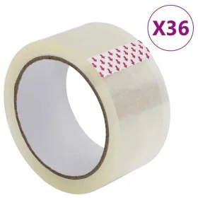 Cinta de embalaje transparente 36 unidades 48 mm x 66 m de , - Ref: Foro24-4012387, Precio: 46,52 €, Descuento: %