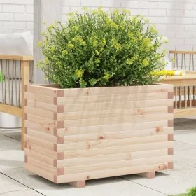 Jardinera madera maciza de pino 70x40x49,5 cm de , Maceteros y jardineras - Ref: Foro24-847368, Precio: 87,06 €, Descuento: %