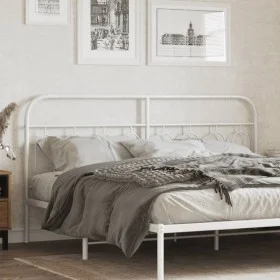 Weißes Metallkopfteil 183 cm von , Kopf- und Fußteile - Ref: Foro24-377202, Preis: 40,95 €, Rabatt: %