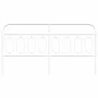Cabecero de metal blanco 183 cm de , Cabeceros y pies de cama - Ref: Foro24-377202, Precio: 40,95 €, Descuento: %