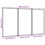 Pizarra magnética plegable aluminio 180x80x1,7 cm de , Paneles de exposición - Ref: Foro24-4005362, Precio: 68,86 €, Descuent...