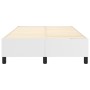 Estructura de cama de cuero sintético blanco 120x200 cm de , Camas y somieres - Ref: Foro24-3121036, Precio: 102,32 €, Descue...