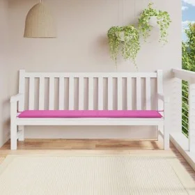 Cojín para banco de jardín tela rosa 200x50x3 cm de , Cojines para sillas y sofás - Ref: Foro24-361206, Precio: 33,88 €, Desc...