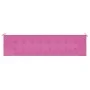 Cojín para banco de jardín tela rosa 200x50x3 cm de , Cojines para sillas y sofás - Ref: Foro24-361206, Precio: 33,88 €, Desc...