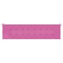 Cojín para banco de jardín tela rosa 200x50x3 cm de , Cojines para sillas y sofás - Ref: Foro24-361206, Precio: 34,51 €, Desc...