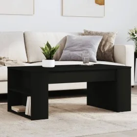 Mesa de centro madera de ingeniería negra 102x55x42 cm de , Mesas de centro - Ref: Foro24-831854, Precio: 60,67 €, Descuento: %